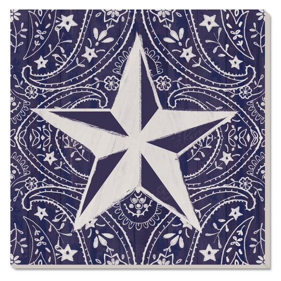 Thirstystone Star Bandana 8" Cork Back Stone Trivet
