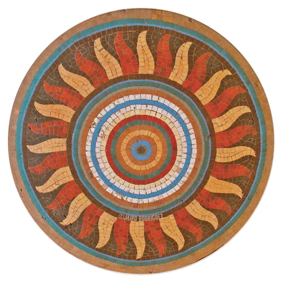 Thirstystone Sunfire Single Round Sandstone Coaster