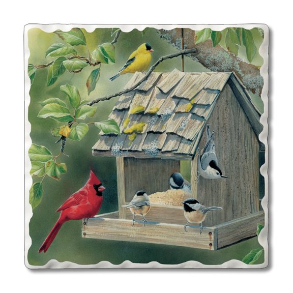 Thirstystone Take Flight Style Four Single Tumbled Tile Coaster Create Your Own Set