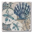 thumbnail image 1 of Thirstystone "Tide Pool Shells" 4-Pack Tumbled Tile Coasters, 1 of 7