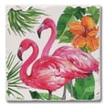 thumbnail image 1 of Thirstystone "Tropical Pink Flamingo" 4-Pack Tumbled Tile Coasters, 1 of 7