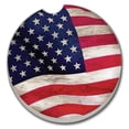 thumbnail image 1 of Thirstystone "US Flag" Single Absorbent Stone Car Coaster, 1 of 7