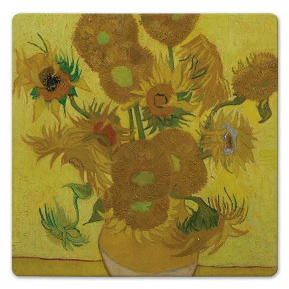 Thirstystone "Van Gogh Sunflowers" 8" Cork Back Stone Trivet