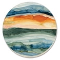 thumbnail image 1 of Thirstystone Watercolor Sunrise 4-Pack Round Stone Coasters, 1 of 7