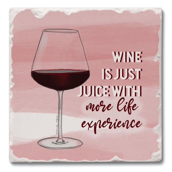 Thirstystone Wine Experience Single Tumbled Tile Coaster Create Your Own Set