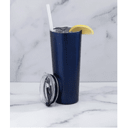 Thirstystone by Cambridge 24 Oz Insulated Straw Tumbler - Navy