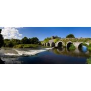 Thirteen Arch Bridge over the River Funshion, Glanworth, County Cork, Republic of Ireland Poster Print 27 x 9
