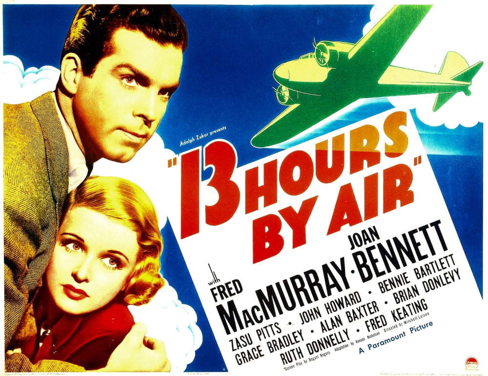 Thirteen Hours By Air Canvas Art - (28 x 22)