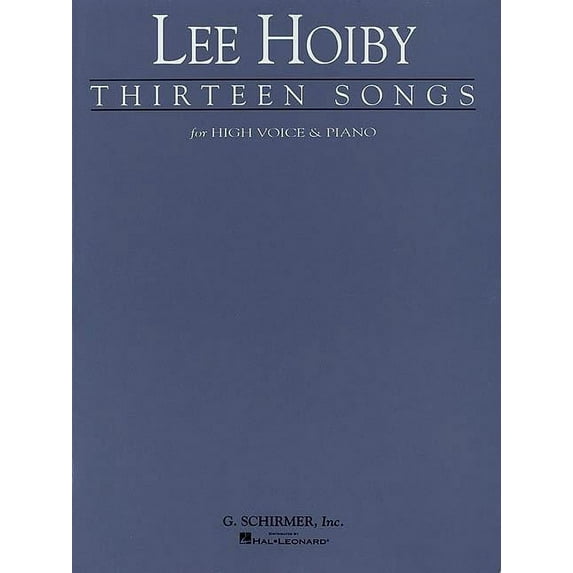 Thirteen Songs: Voice and Piano, (Paperback)