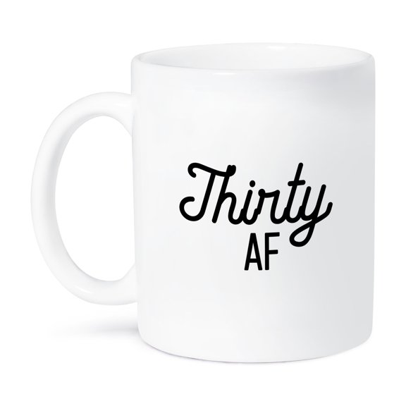 3dRose, Thirty AF, 11oz Mug