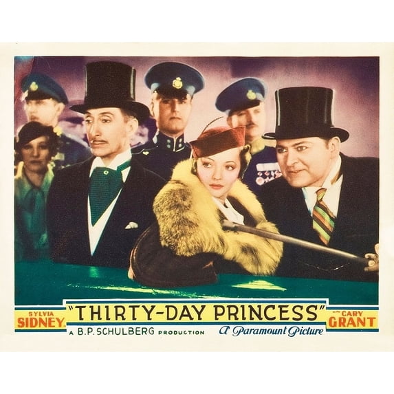 Thirty Day Princess - Lobby Card Poster Print by Hollywood Photo Archive Hollywood Photo Archive