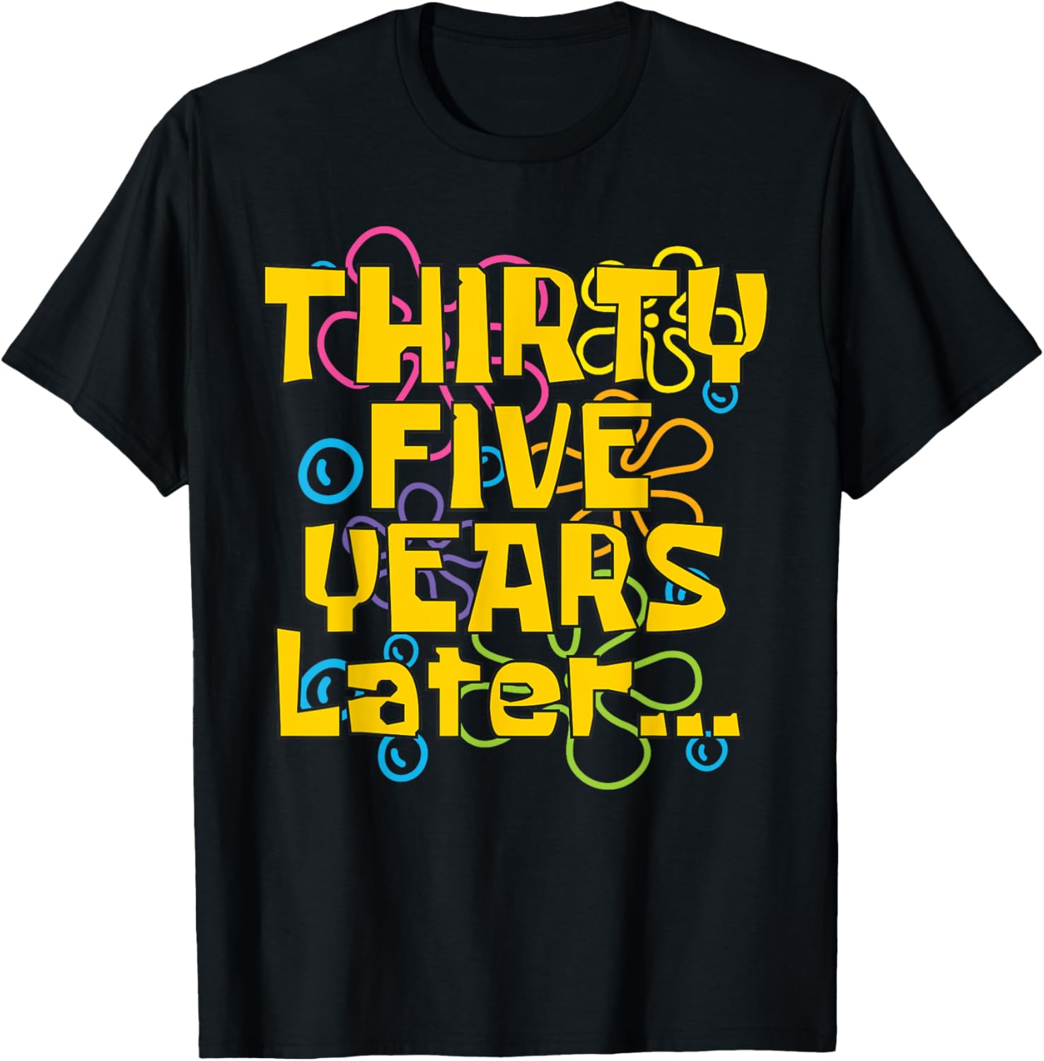 Thirty Five 35 Years Later 35th Birthday Party Funny Meme TShirt