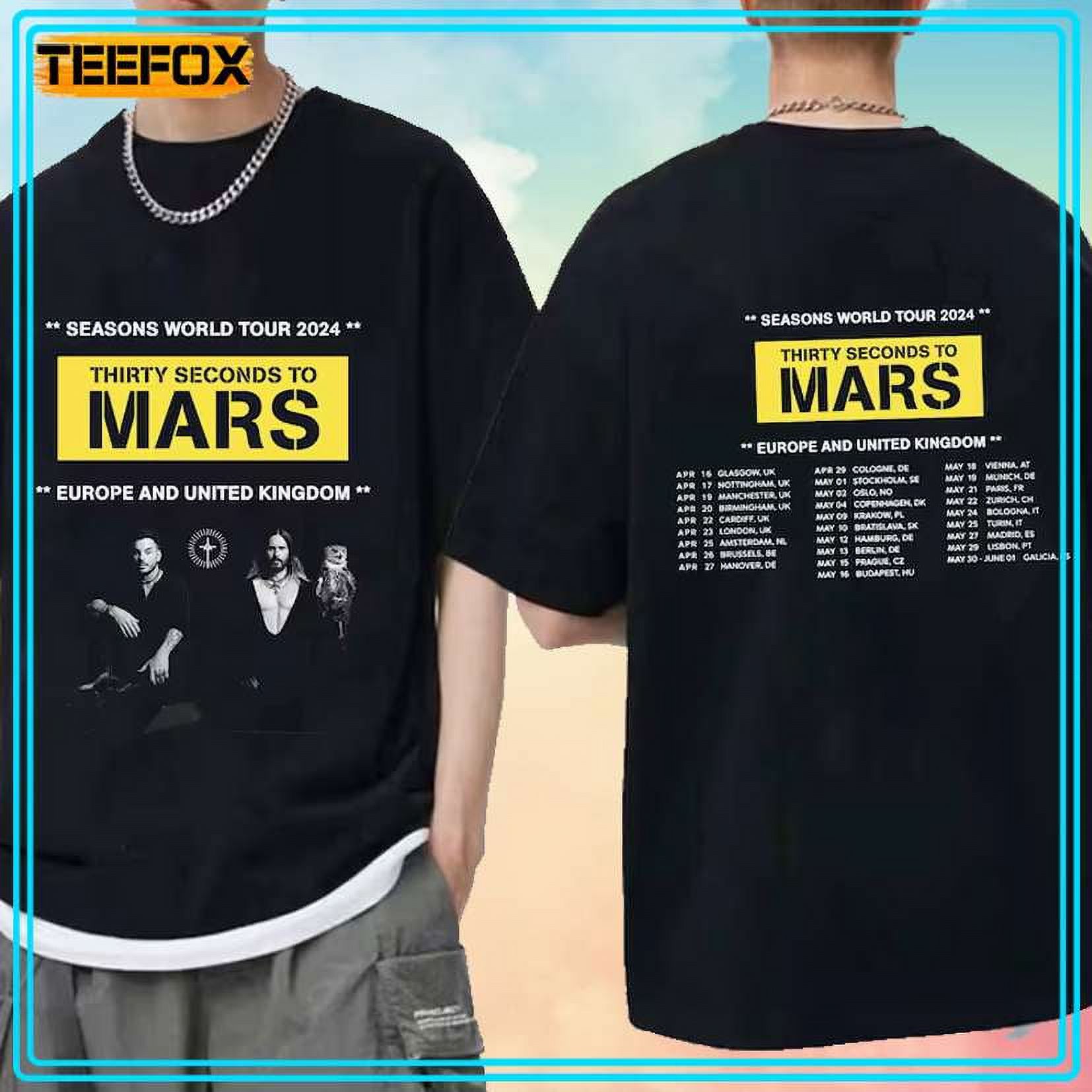 SON LUXURY NEW BRAND Thirty Seconds to Mars 2024 Tour North America