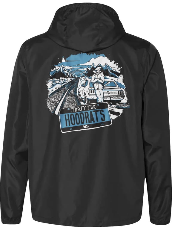 Men's Hood Rats Coaches Hooded Jacket in XX-Large Black