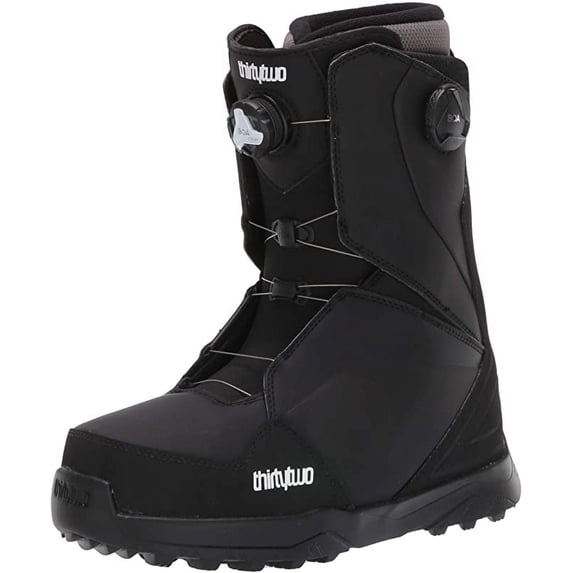 ThirtyTwo Men's Lashed Double Boa '19/20 Snowboard Boots, Black, 9.5 D(M) US