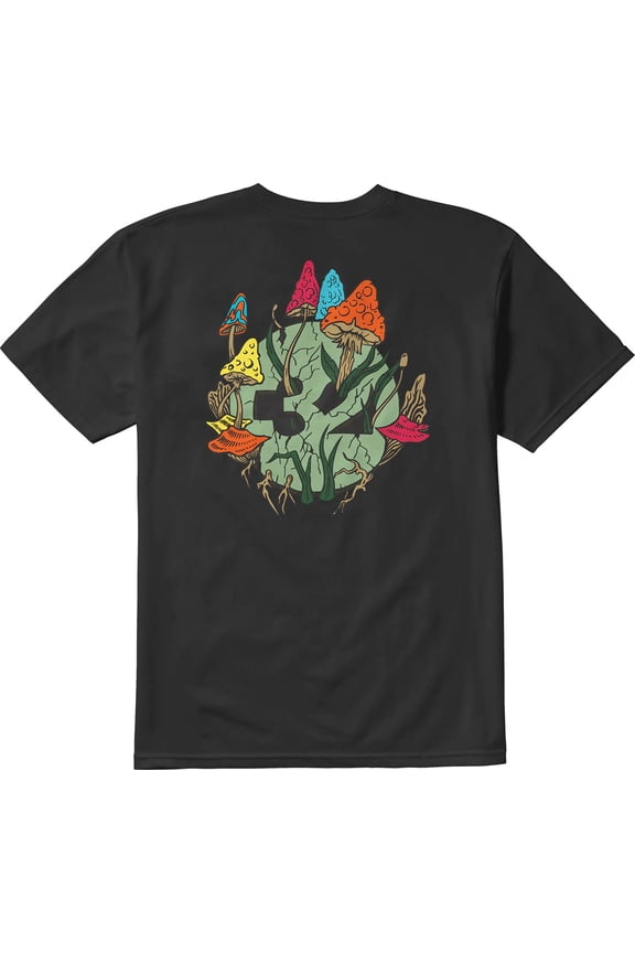 Men's T-Shirt 32 Art Crewneck Short Sleeve Tee (Medium, Black)