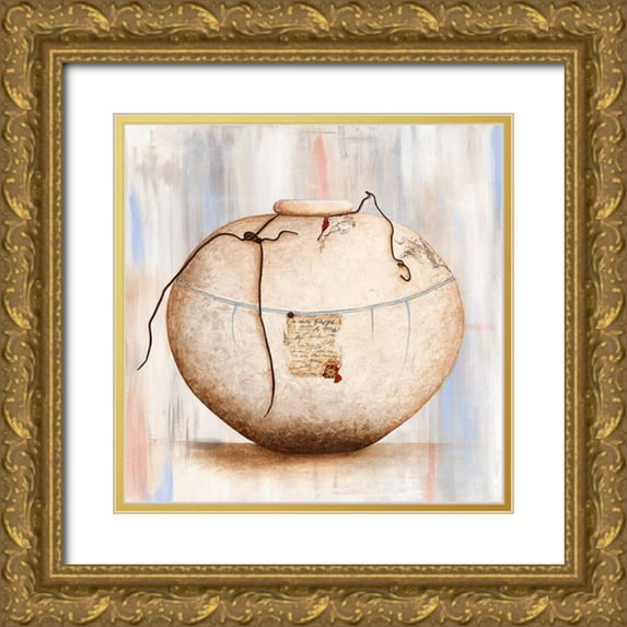 Thiry, Diana 26x26 Gold Ornate Wood Framed with Double Matting Museum Art Print Titled - Bron van Inspiratie II