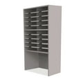 thumbnail image 1 of Marvel Mailroom 20 pocket sorter Steel Construction Powdercoat paint finish Size: 48 inch H x 23.5 inch W x 14 inch D, Gray, 1 of 3