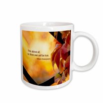 3drose, This Above All, to Thine Own Self Be True. Shakespeare Quote, 11oz Mug