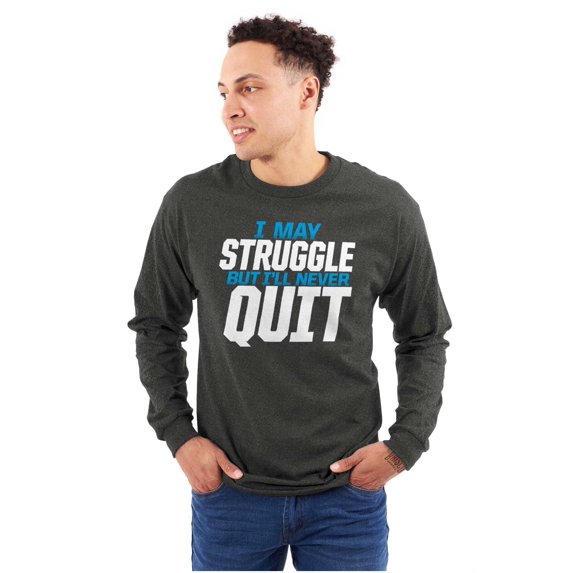 This Aint My First Cardio Workout Pun Long Sleeve TShirt Men Women Brisco Brands S