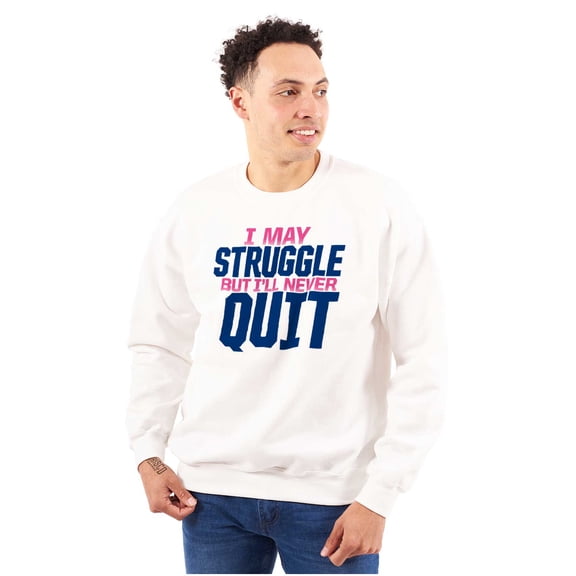 This Aint My First Cardio Workout Pun Sweatshirt for Men or Women Brisco Brands S