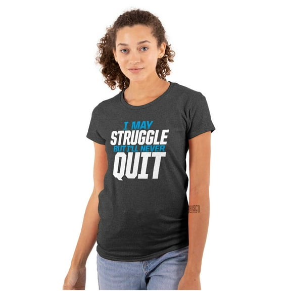 This Aint My First Cardio Workout Pun Womens Slim Fit Graphic Tee Brisco Brands S