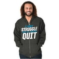 thumbnail image 1 of This Aint My First Cardio Workout Pun Zip Up Hoodie Men's Women's Brisco Brands S, 1 of 6
