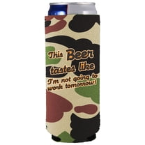 This Beer Tastes Like Slim Can Coolie (Camo)