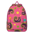 thumbnail image 1 of This Bohemian Paisley Backpack is a School Day Essential, Providing Ample Space for Your Laptop and Academic Materials, An Excellent Gift for Study, 1 of 5
