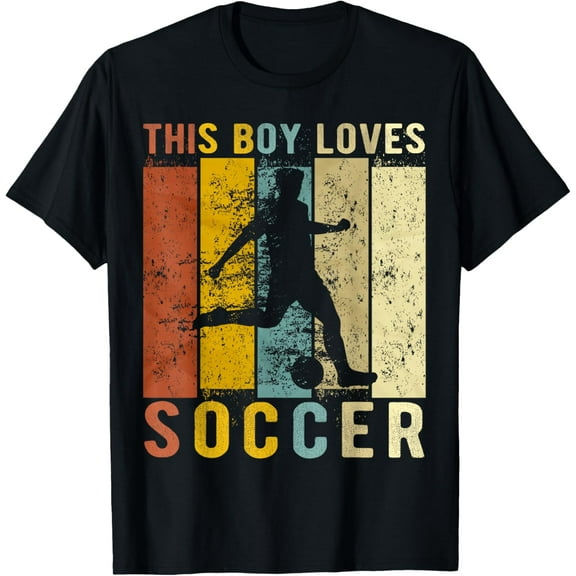 This Boy Loves Soccer Boys Soccer T-Shirt