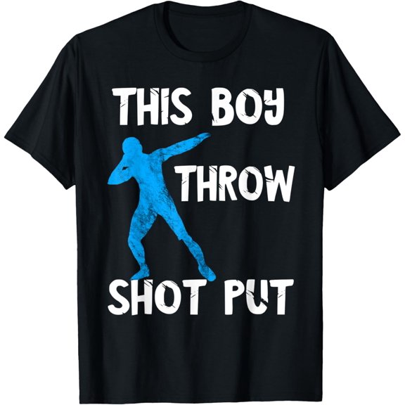 This Boy Throw Shot Put Thrower Track And Field Throwing T-Shirt