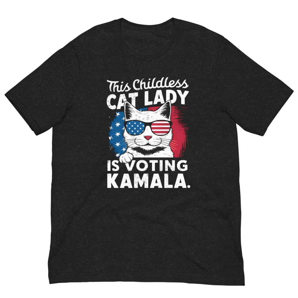 This Childless Cat Lady is Voting KamalaHarris 2024 Unisex tshirt