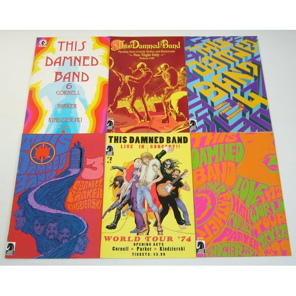 This Damned Band #1-6 VF/NM complete series black magic ; Dark Horse