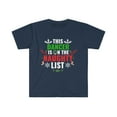 thumbnail image 1 of This Dancer is on the Naughty list Christmas Unisex T-shirt S-3XL, 1 of 2
