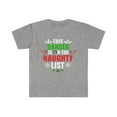 thumbnail image 1 of This Dancer is on the Naughty list Christmas Unisex T-shirt S-3XL, 1 of 2