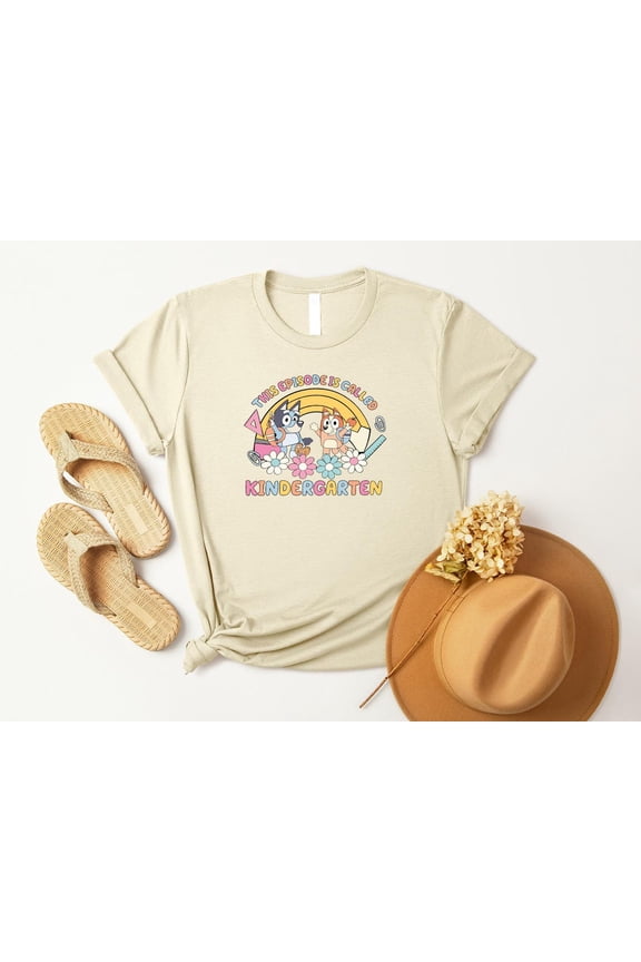 This Episode Is Called Kindergarten Shirt, Blue Back to School Tee for Girls, Toddler First Day T-shirt, Kindergarten Shirt for All Size S-5Xl