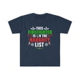 thumbnail image 1 of This Firefighter is on the Naughty list Christmas Unisex T-shirt S-3XL, 1 of 2