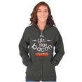 thumbnail image 1 of This Girl Digs Bacon Funny Meat Lover Zip Hoodie Sweatshirt Women Brisco Brands 2X, 1 of 6