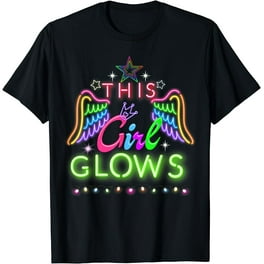 Let's Glow Party It's My Birthday Neon Lights Party Lover T-Shirt