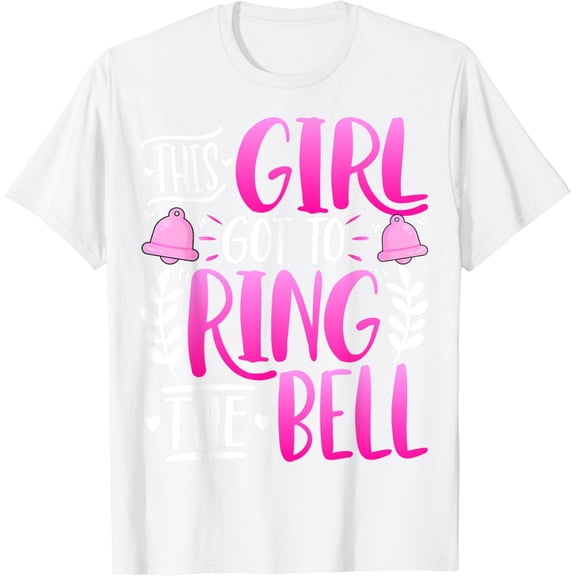 This Girl Got to Ring the Bell - Breast Cancer Awareness T-Shirt100% cotton