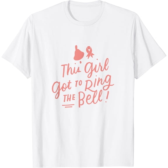 This Girl Got to Ring the Bell Chemo Grad Breast Cancer Gift T-Shirt100% cotton