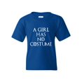 thumbnail image 1 of This Girl Has No Costume Halloween People Best Friend Gift Couples Gifts Unisex Youth Kids T-Shirt Tee, 1 of 5