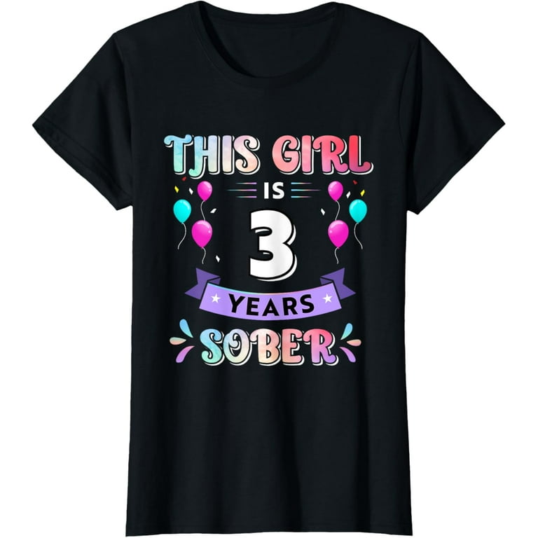 Womens Sober Chick - Sobriety T Shirt Womens Sober Chick - Sobriety T Shirt
