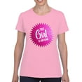 thumbnail image 1 of This Girl Is Awesome T-shirt Women's -SmartPrintsInk Designs, 1 of 3