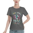 thumbnail image 1 of This Girl Is Now 10 Double Digits Women'S Basic Short Sleeve T-Shirt Deep Heather Large, 1 of 5