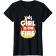 thumbnail image 1 of This Girl Is On Fire T-Shirt, 1 of 3