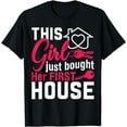 thumbnail image 1 of This Girl Just Bought Her First House Homeowner T-Shirt, 1 of 4
