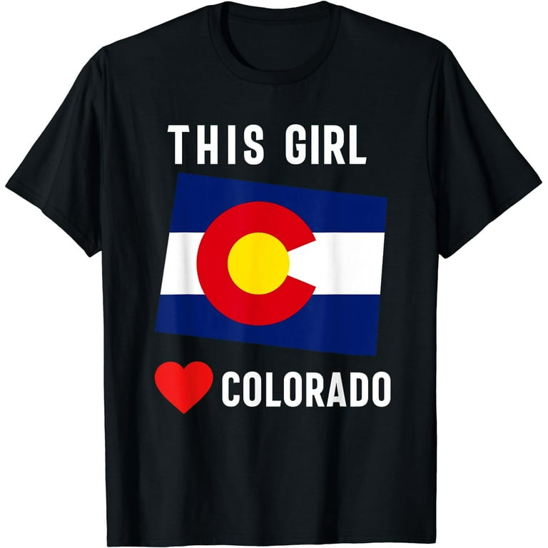 Colorado Mountain Love Colorado Flag T-Shirt Colorado Mountain Love Colorado Flag T-Shirt