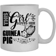 thumbnail image 1 of This Girl Loves Guinea Pig Coffee Mug, Ceramic Mug, White Tea Mug 11 oz, 1 of 3