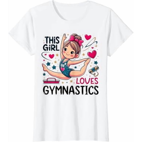 This Girl Loves Gymnastics Sport Lover T-Shirt